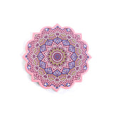 Ceramic Coaster Household Insulation Mat Mandala Pattern Octagonal Coaster