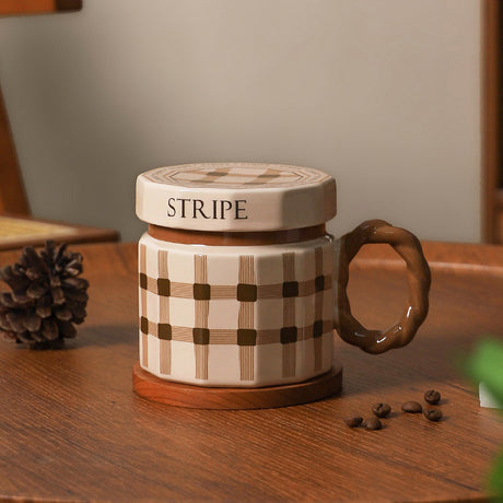 Creative Retro Ceramic Mug Light Luxury Gift