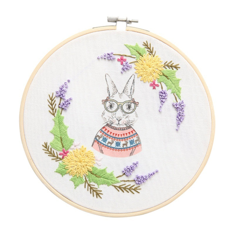 Cartoon Animal Hand Embroidery Children's Day gift-3