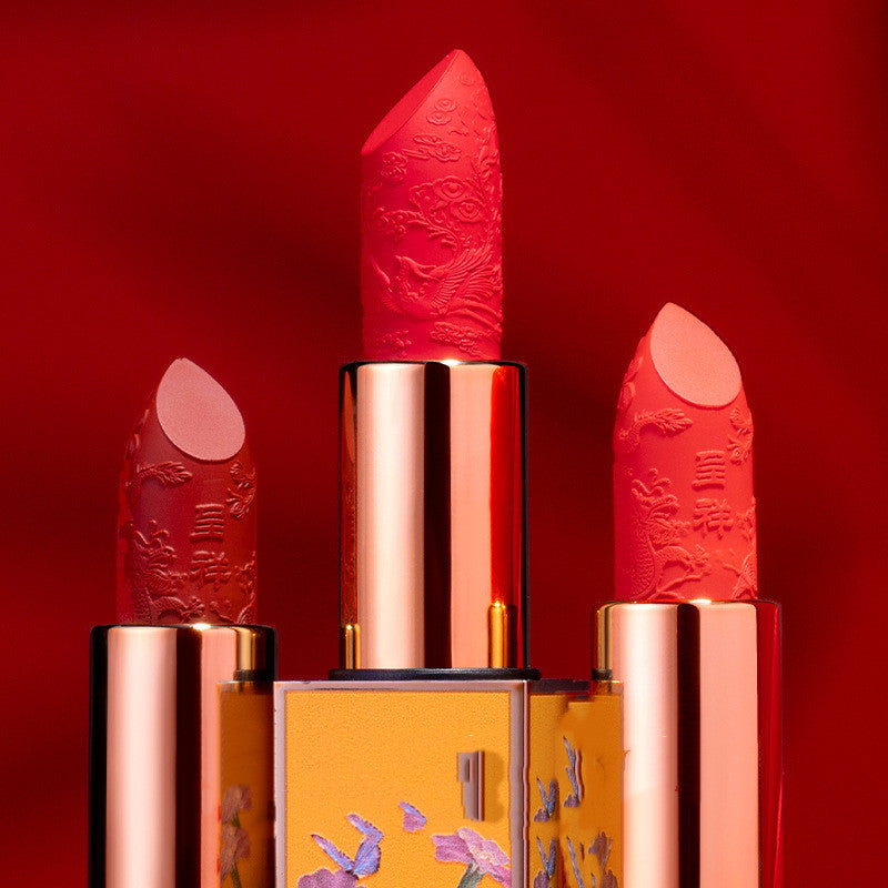 キ*ン様 ˚✧⁎⁺˳✧༚ラグジュアリーコスメ˚✧⁎⁺˳✧༚ Lipstick Gift Box - Lin Shen Jian Lu Air Cushion Carved Lipstick Set