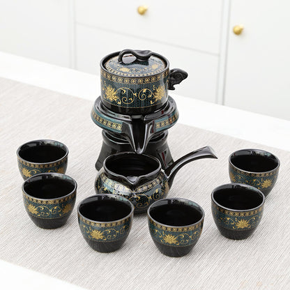 Good Luck Comes Tea Cup Kung Fu Tea Set Suit