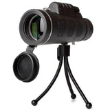 Compatible with Apple, Monocular Telescope Zoom Scope with Phone Clip Tripod