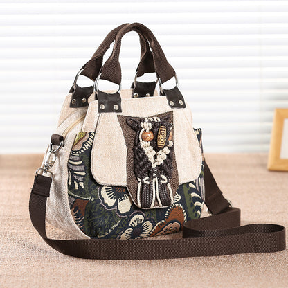 Ethnic style retro cloth bag