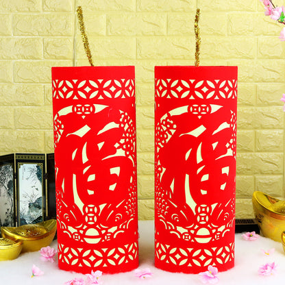 Firecracker ornaments for the Spring Festival