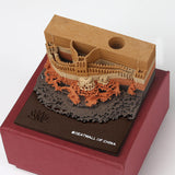 Three-dimensional Great Wall Model Notebook-3