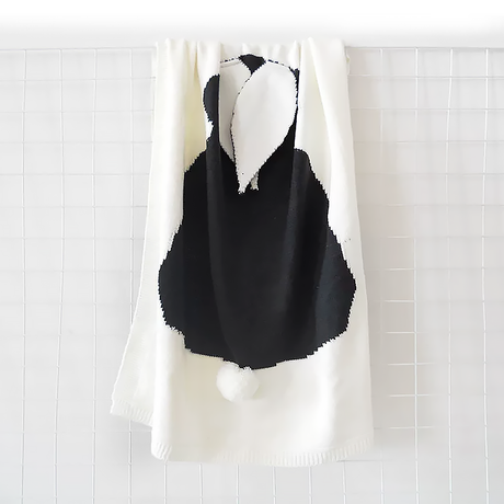 Explosive Bunny Ears Blanket Stereo Bunny Blanket Children's Knitted Cover Blanket