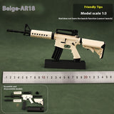 Alloy Military Model Detachable Metal Gun Toy
