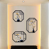 Chinese Style Wall Bedroom Decoration Wrought Iron Pendant