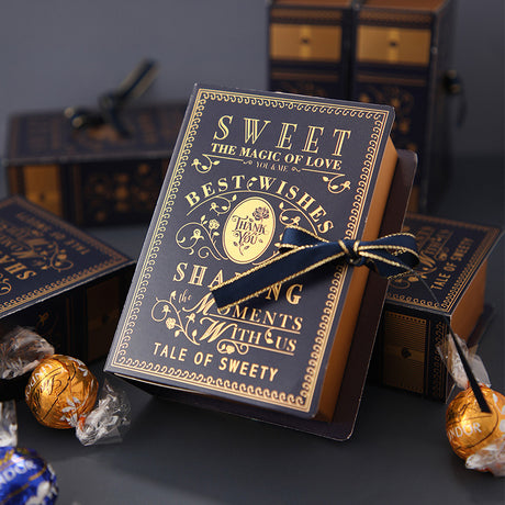 Creative Book Gift Wrap Candy Packaging Paper Box