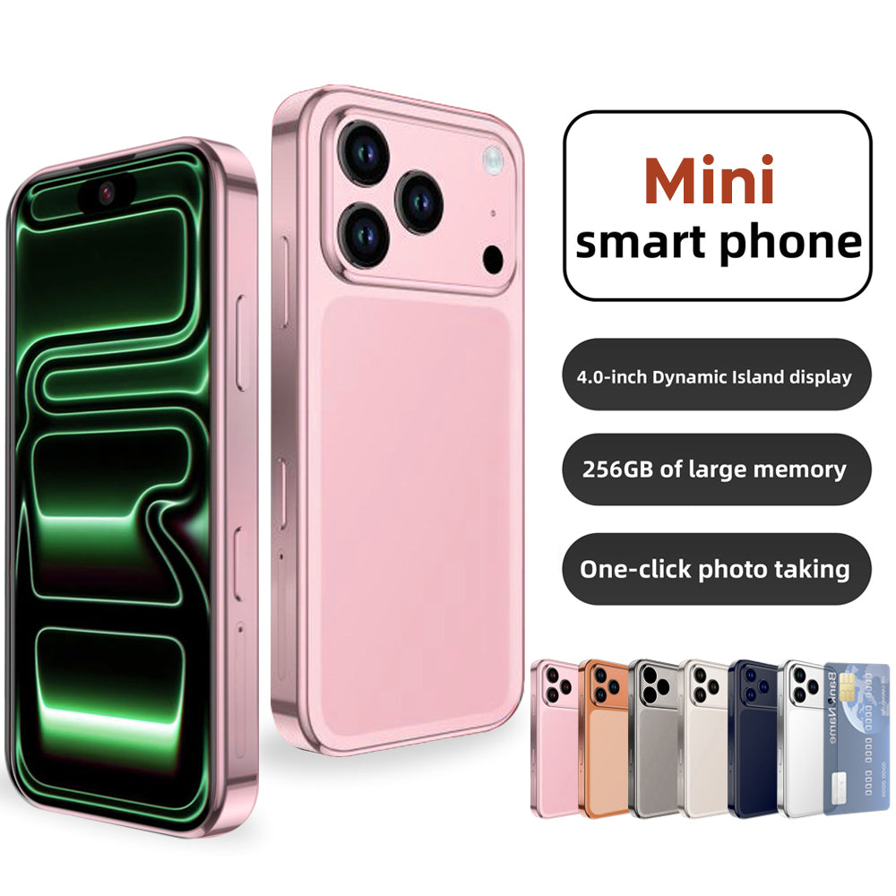 Mini Android Smartphone 4 Inch Screen Compact Phone with 4GB RAM