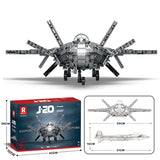 Military Models Fighter Assembling Building Blocks Toy