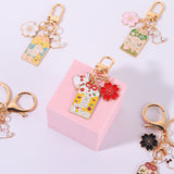 Big Lucky Prayer Rectangular Brand Key Chain