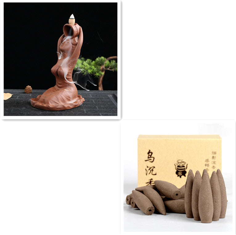 Purifying Air Tranquility Backflow Incense Tea Ceremony Tower Incense-7