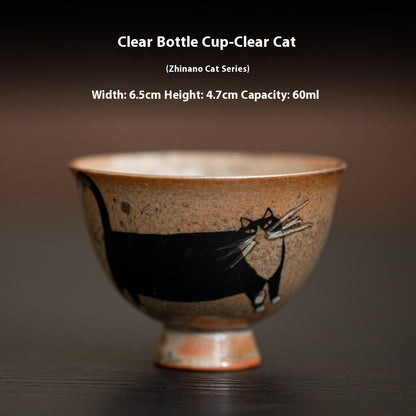 Chinese Handmade Retro Ceramic Kung Fu Tea Cup