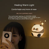 Creative Birthday Gift Big Eyes Cute Panda Silicone Night Light-3