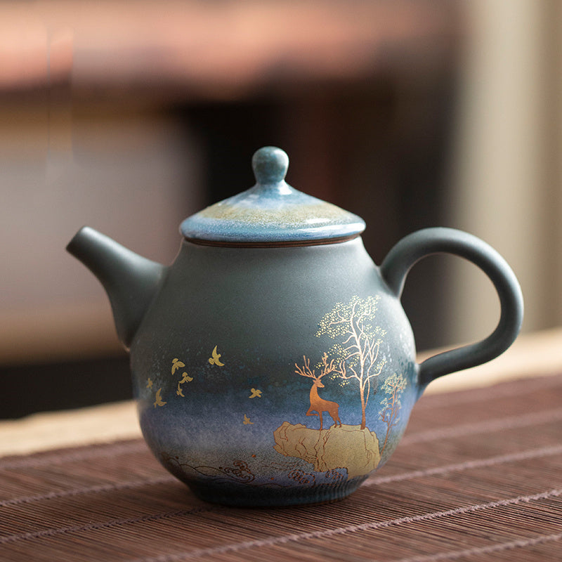 Ceramic Teapot Single Pot Household Kung Fu Tea Set