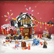 Spring Festival Hut Festive New Year's Eve Dinner Building Blocks-1