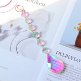 Artificial Crystal Octagon Bead Pendant