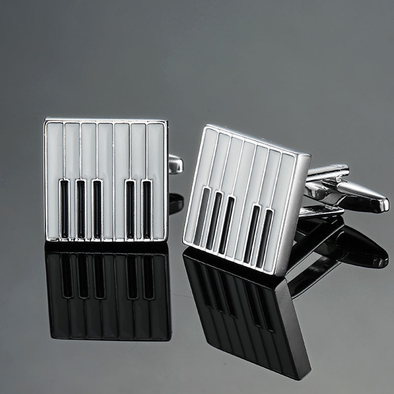 Brass Music Series Musical Instrument Note Cufflinks