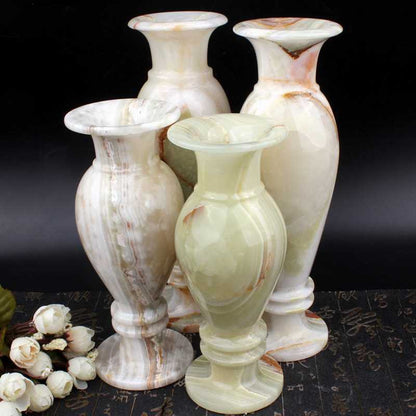 Jade Vase Ancient Chinese Table Top Home Decoration