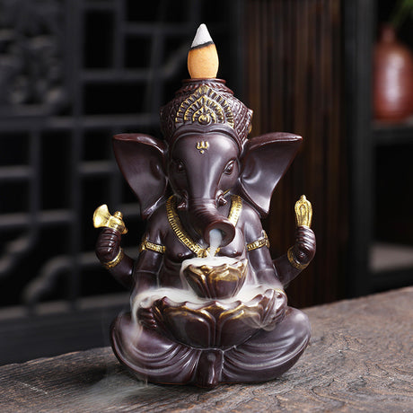Brenner Elefant Keramik Ornamente Sandelholz Buddha Vorräte