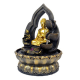 Fließende Wasserbuddha -Dekoration