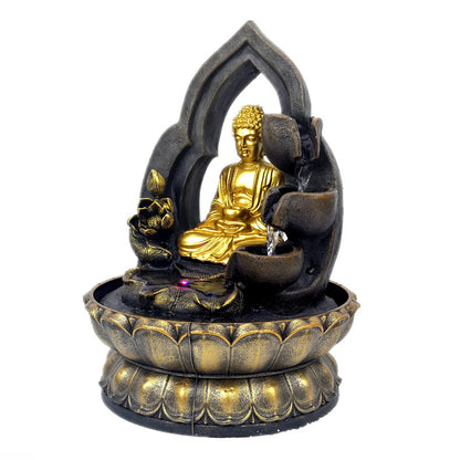 Flowing water Buddha decoration