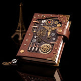 Vintage Steampunk Creative Embossed Mechanical Magic Notebook-