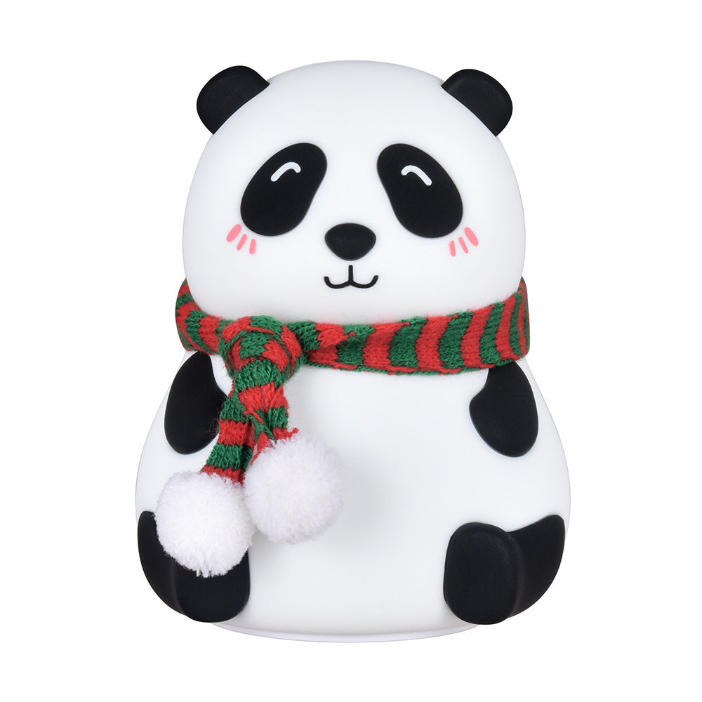 Cute Sitting Panda Silicone Night Light-6