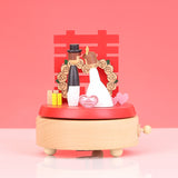 Music Box Music Box Wooden Base Crafts Creative Birthday Qixi Valentine's Day Gift Home Decoration