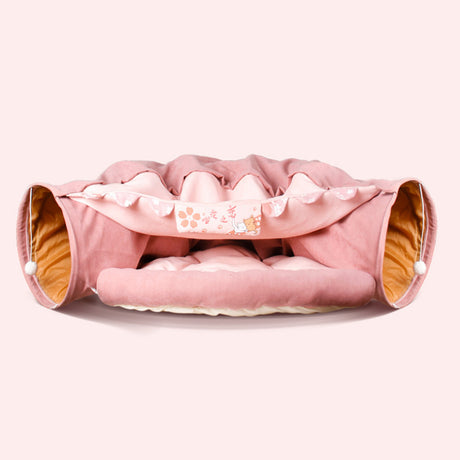 Multifunctional Cat Bed Durable Washable Collapsible Cat Tunnel