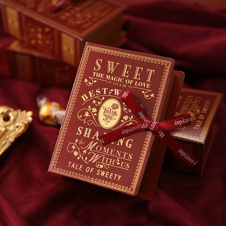 Creative Book Gift Wrap Candy Packaging Paper Box