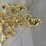 Fashion Accessories Snowy Vintage Pearl Pine Female Brooch