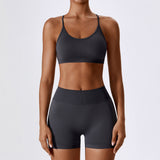 Beauty Back Yoga Clothes Quick-drying Tight Fitness Clothes Suit