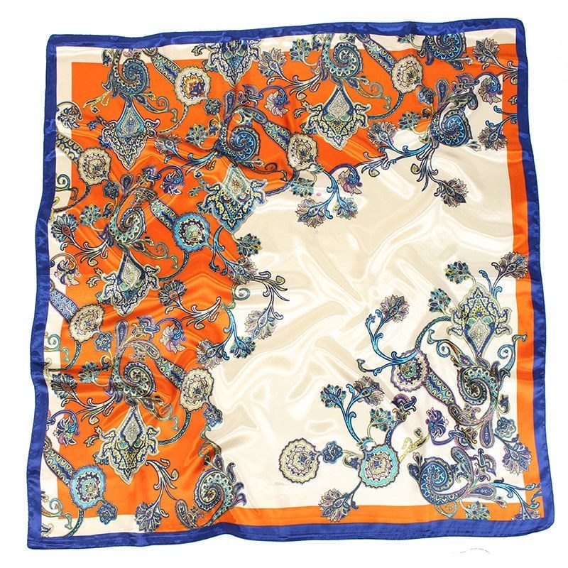 Large Square Scarf Simulation Silk Scarf Shawl All-match Scarf