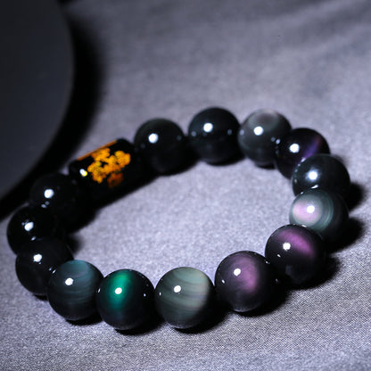 Obsidian bracelet