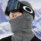 Velvet Windproof Ski Head Cover Outdoor Skiing Protective Mask