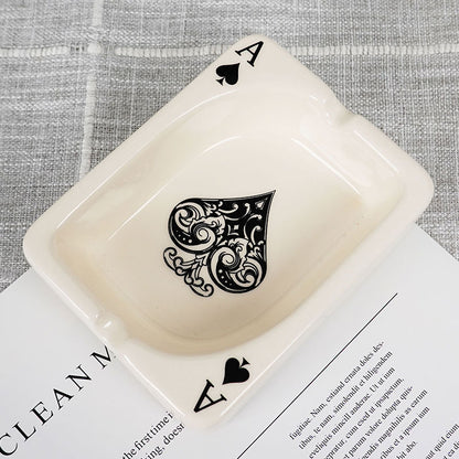 Household Living Room Creative Personality Simplicity Ceramic Ashtray