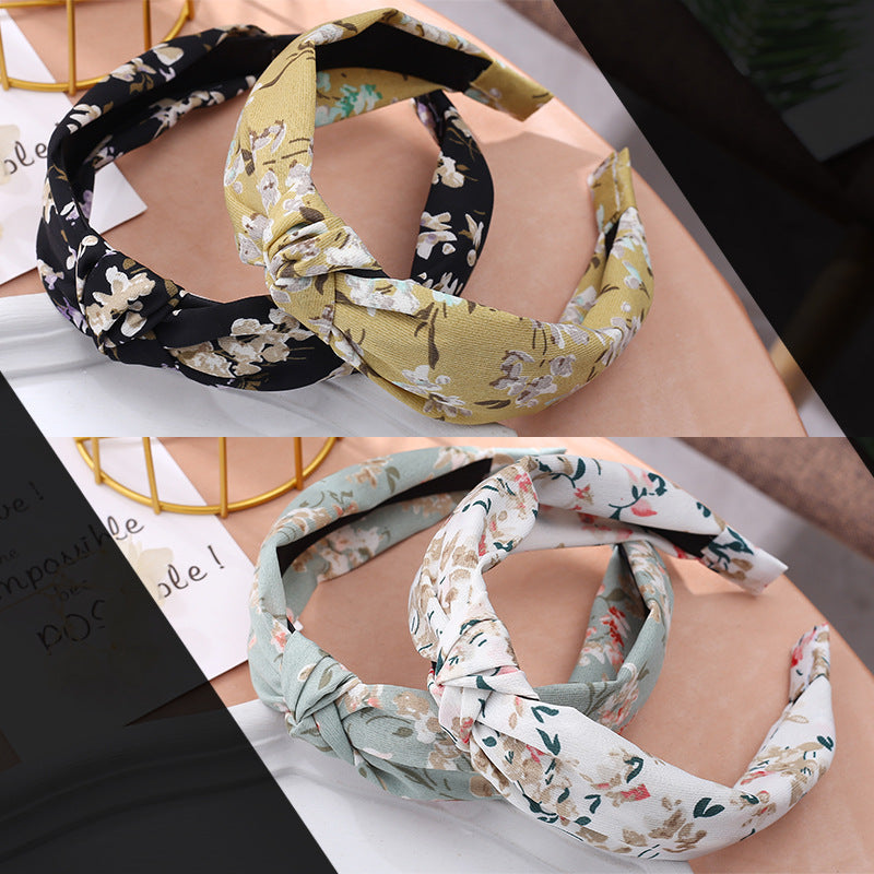 Floral Twisted Simple Fabric Hair Accessories