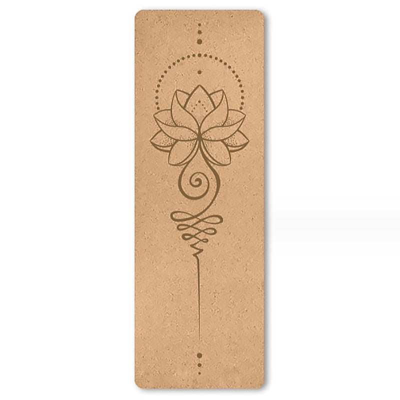 Portable Cork Yoga Non-Slip Exercise Mat