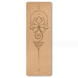 Portable Cork Yoga Non-Slip Exercise Mat