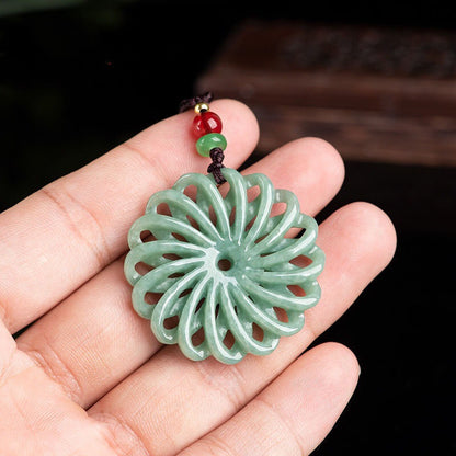 Men And Women Jade Pendant Ice Necklace