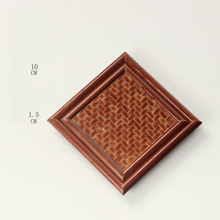 Bamboo Coasters Insulation Creative Tea Ceremony