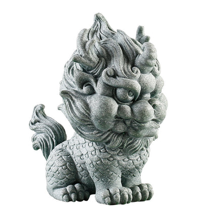 Home Creative Stone Lion House Decorations Ornaments