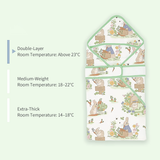 Newborn Swaddle Blanket Cotton Baby Wrap All Season-5