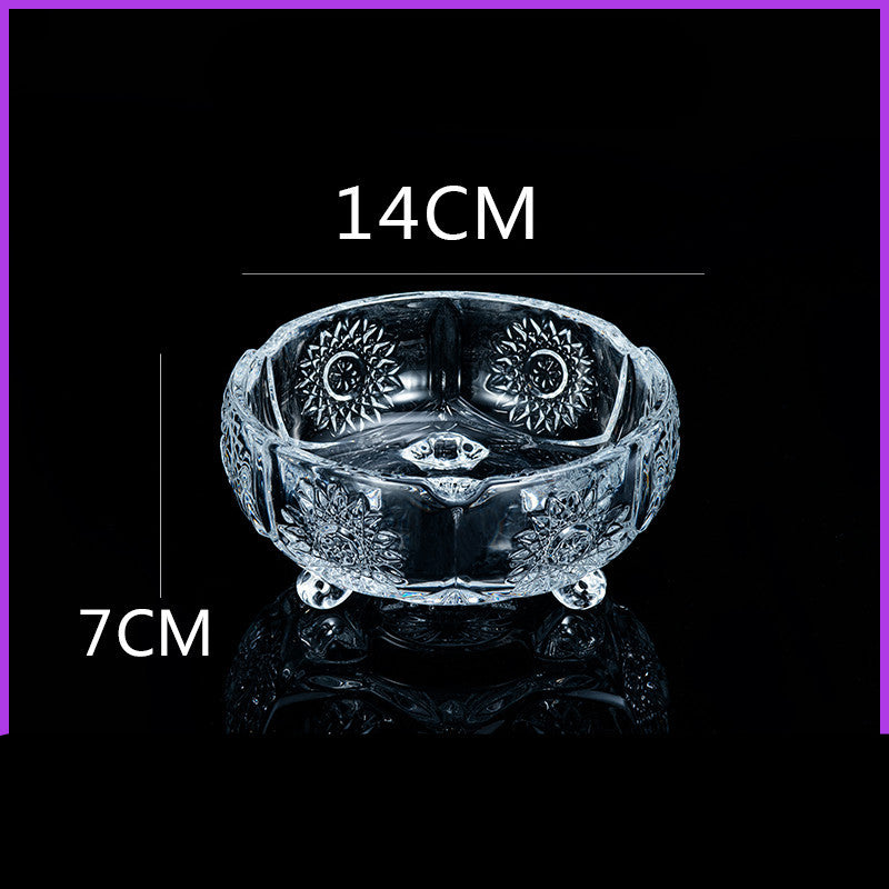 Glass Ashtray Crystal Creative Personality Fashion Office