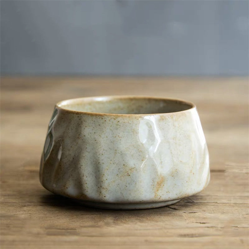 Stoneware Hammered Tea Cup Individual Single Of Kung Fu Tea