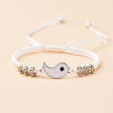 Chinese Style Yin Yang Bracelet Black White Matching Bracelet-6
