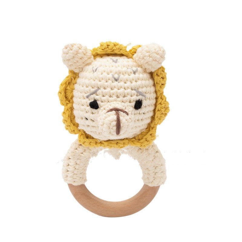Gestrickte Tierrasseln Puppen Beruhigendes Babyspielzeug