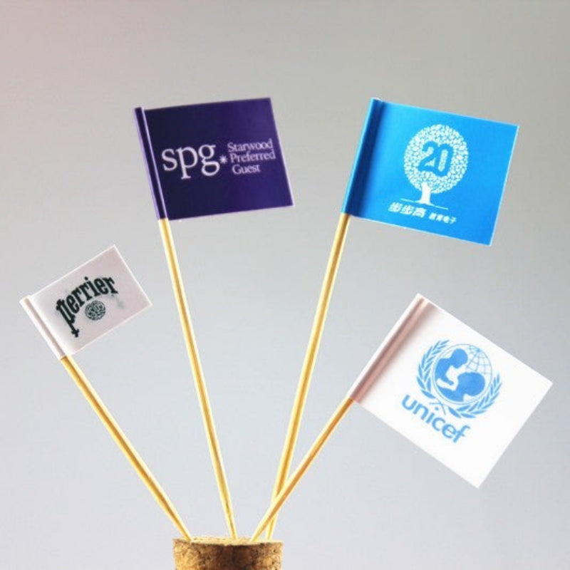 Creative Decoration Toothpick Flags Customization
